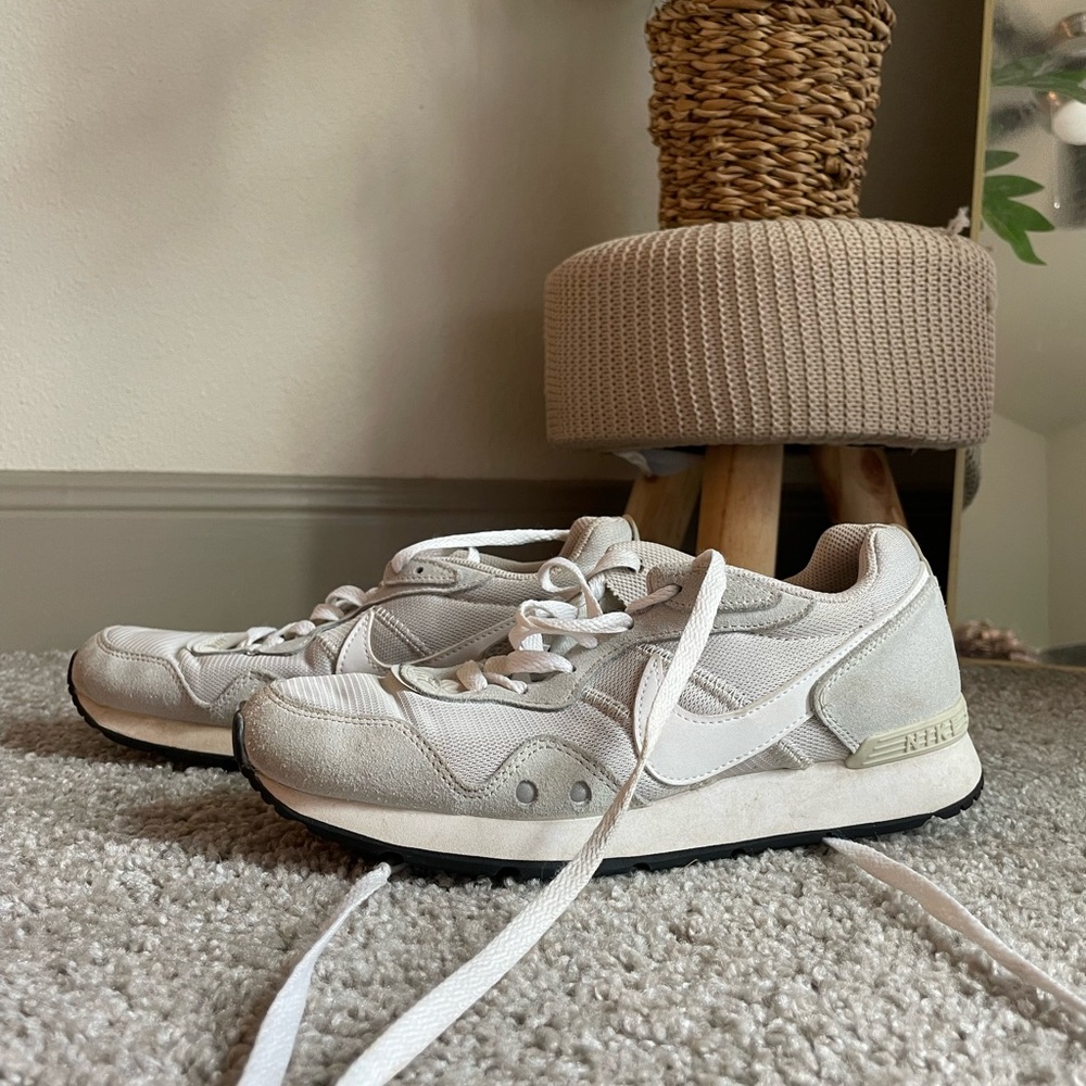 White and Cream Sneakers